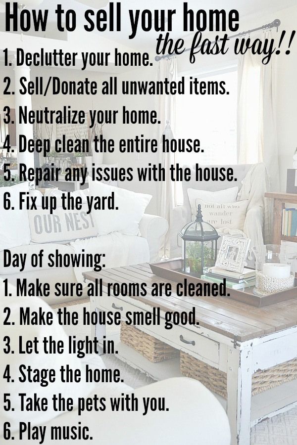 HOW TO SELL YOUR HOME THE FAST WAY